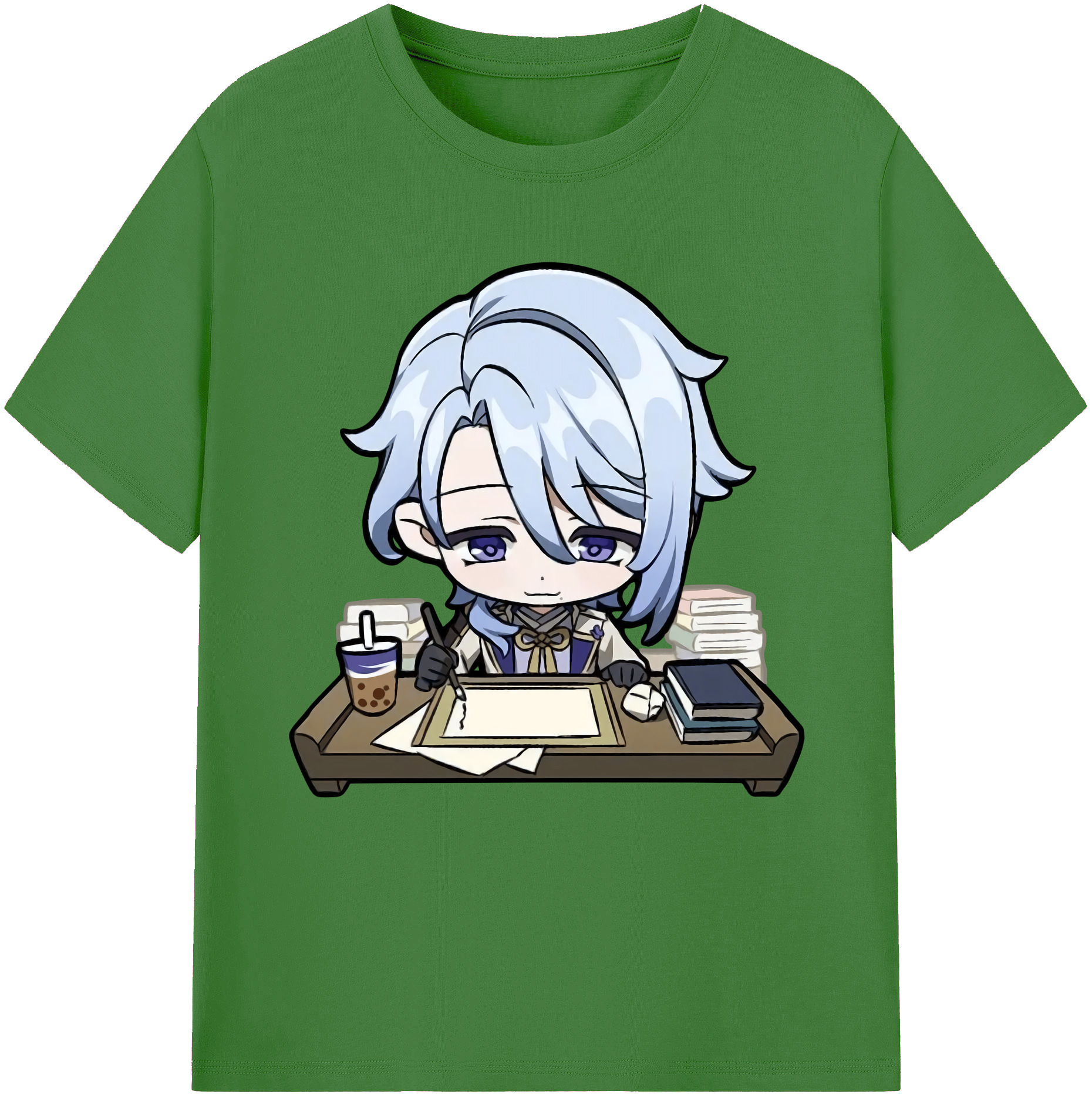げんし神 神里綾人 かみさとあやと genshin Kamisato Ayato レディースカジュアルプリントTシャツ（綿100％）
